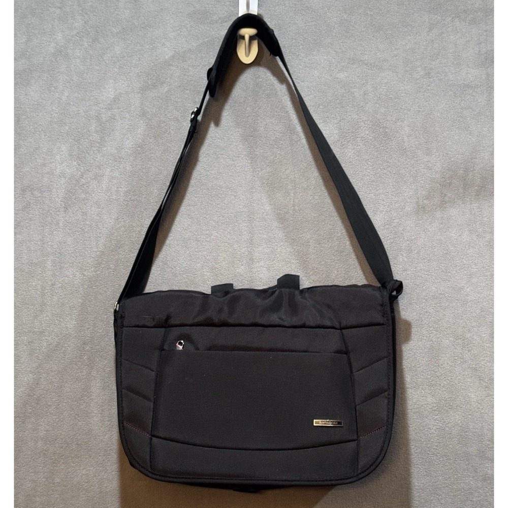 Samsonite Black Ballistic Nylon Messenger Laptop Bag‎ Tablet Travel Case